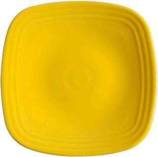 Homer Laughlin Fiesta Square Luncheon Plate, Daffodil