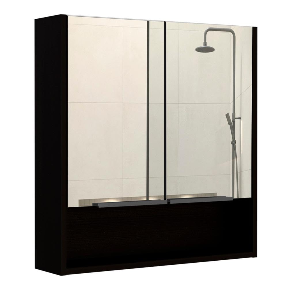 Bathroom Cabinet Set - Tucker 2-Piece by DEPOT E-SHOP – Black