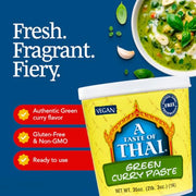 A Taste of Thai Green Curry Paste / 3 Pack / 3 Curry Sauce
