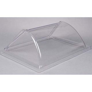 Hot Dog Roller Grill Sneeze Guard Cover (for RG-09) by Adcraft – Plastic, Transparent, Model RG-09/COV