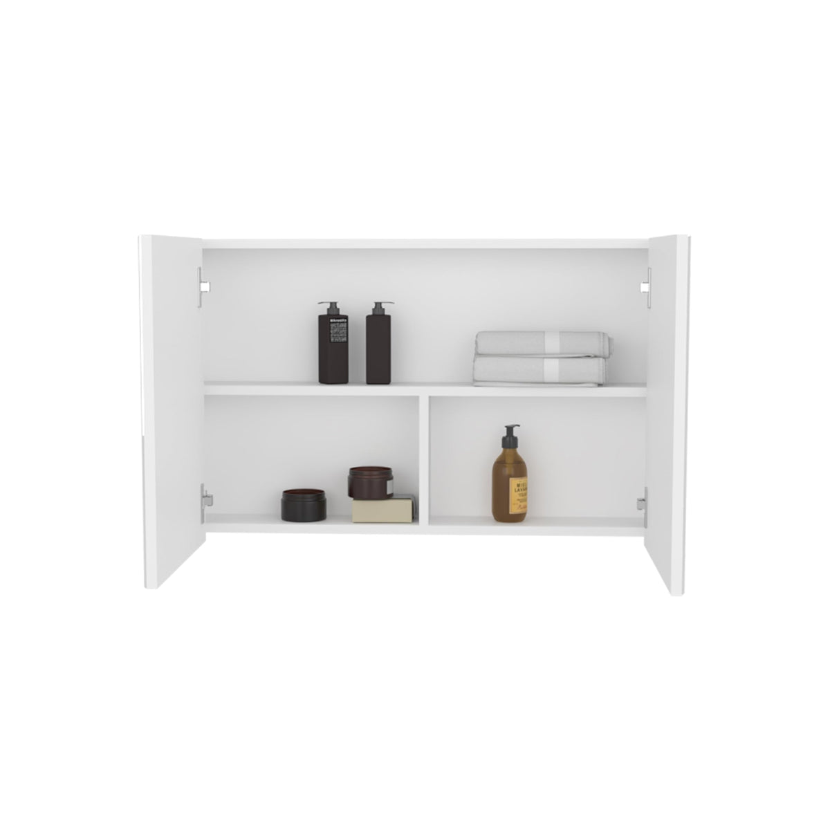 Bouti Medicine Cabinet with Mirror by Tuhome – unspecified, Engineered Wood, White, Model MLB11022