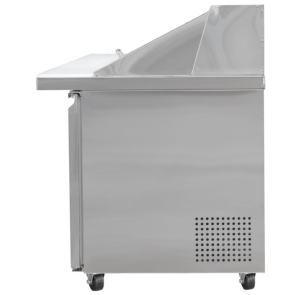 46 7/8" Mega Top Sandwich/Salad Prep Table w/Refrigerated Base by MOTAK – 51.97x38.98x49.21, In Description, Check Images, Model MST-48-18-X