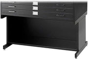 Safco Products Flat File High Base for 5-Drawer 4994BLR Flat File, Sold Separately, Black