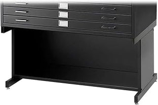 Safco Products Flat File High Base for 5-Drawer 4994BLR Flat File, Sold Separately, Black