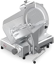 PALLADIO 330 EVO AUTOMATIC Slicer – 3-Speed, Slice Counter, 3 Strokes, 1” Adjustable Thickness, 0.37+0.27 Hp Motor, Chromium-Plated Blade, IP67 Controls, Commercial Automatic Meat Slicer