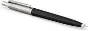 Parker Jotter Originals Ballpoint Pen Classic Black Finish Medium Point Blue Ink,(Pack of 6)