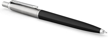 Parker Jotter Originals Ballpoint Pen Classic Black Finish Medium Point Blue Ink,(Pack of 6)