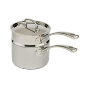 Cuisinart Stainless Steel / 3 Quarts / Saucepan and Double Boiler Set Double Boilers