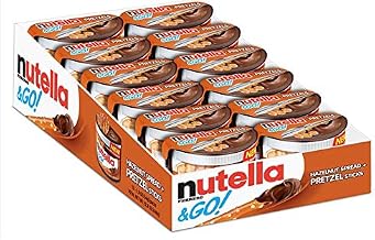 Nutella Hazelnut Spread Plus Pretzels, 1.9 Ounce -- 48 per case.