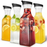 Stock Your Home 4 / 12.5” H x 3.5”L & W x 2.5” Dia. / Clear Carafes