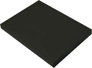 Prang (Formerly SunWorks) Construction Paper, Black, 9" x 12", 100 Sheets