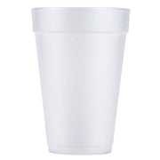 Drink Foam Cups by DCC – 12 oz, 12.0 ounces, Foam, White, Pack of 12