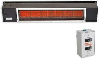 SUNPAK Tsh 48-inch 34,000 Btu Propane Two-stage Infrared Patio Heater - Black - S34 B Tsh-lp