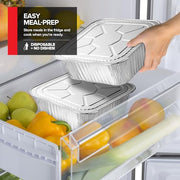 Stock Your Home Assorted 40 Pack w/ Lids / Red / With Lids Disposable Cookware