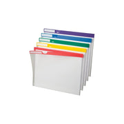 Clear Poly Index Folders by Pendaflex – Letter, Polypropylene (PP), White, Pack of 12, Model 50981