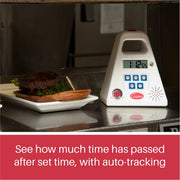 Atkins -0-3 Large Single Station Digital Kitchen Timer with Volume Control by Cooper – 1 pack, Plastic, Multicolor,red, Model FT24