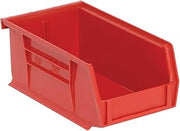 QUANTUM STORAGE SYSTEMS K-QUS220RD-20 20-Pack Stack and Hang Plastic Bin Storage Containers, 7" x 4" x 3", Red