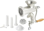 Winco 16" Manual Meat Grinder, Clamp Base, #10 Hub