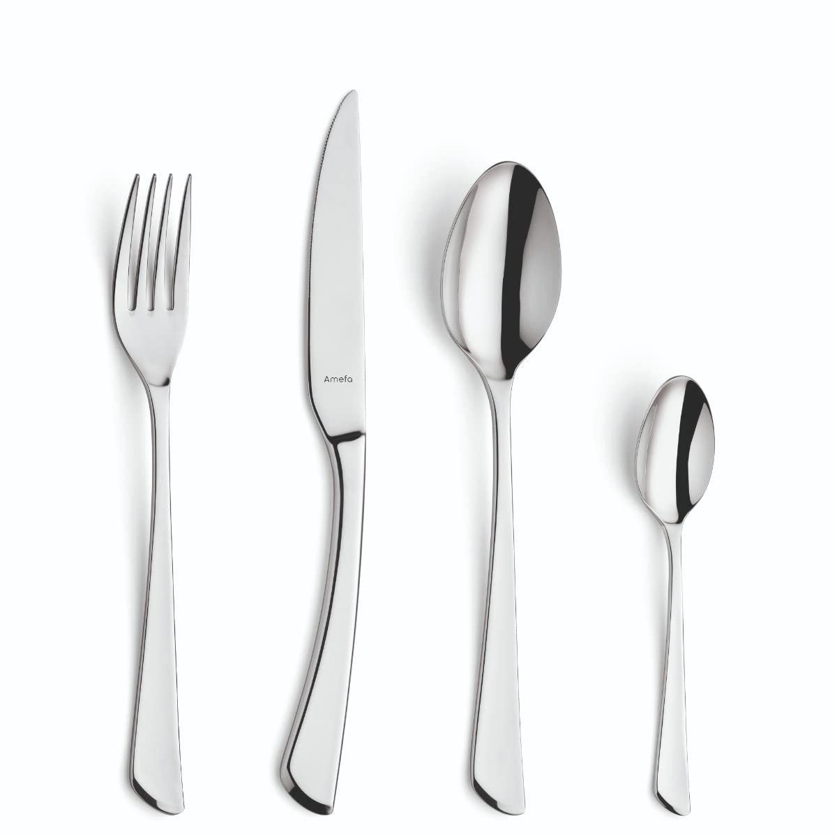 Juno 32-Piece Cutlery Set for 8 People by Amefa – Stainless Steel, Model 142000MBA1D20