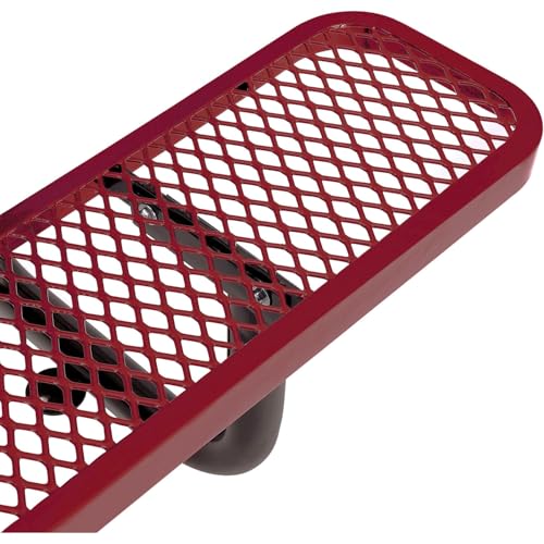 Global Industrial Red / 96 inches x 60 inches x 29.5 inches / Industrial Picnic Tables