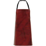 Locknane Leather-Look Bib Apron Burgundy Vinyl- 30"L x 26"W by LOCKNANE MANUFACTURING INC – One Size, Vinyl, Burgundy, Model APRP60WHBIB