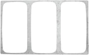 HUBERT Display Tile for Cold Food 1/3 Size Faux Marble Melamine - 21" L x 12 3/4" W