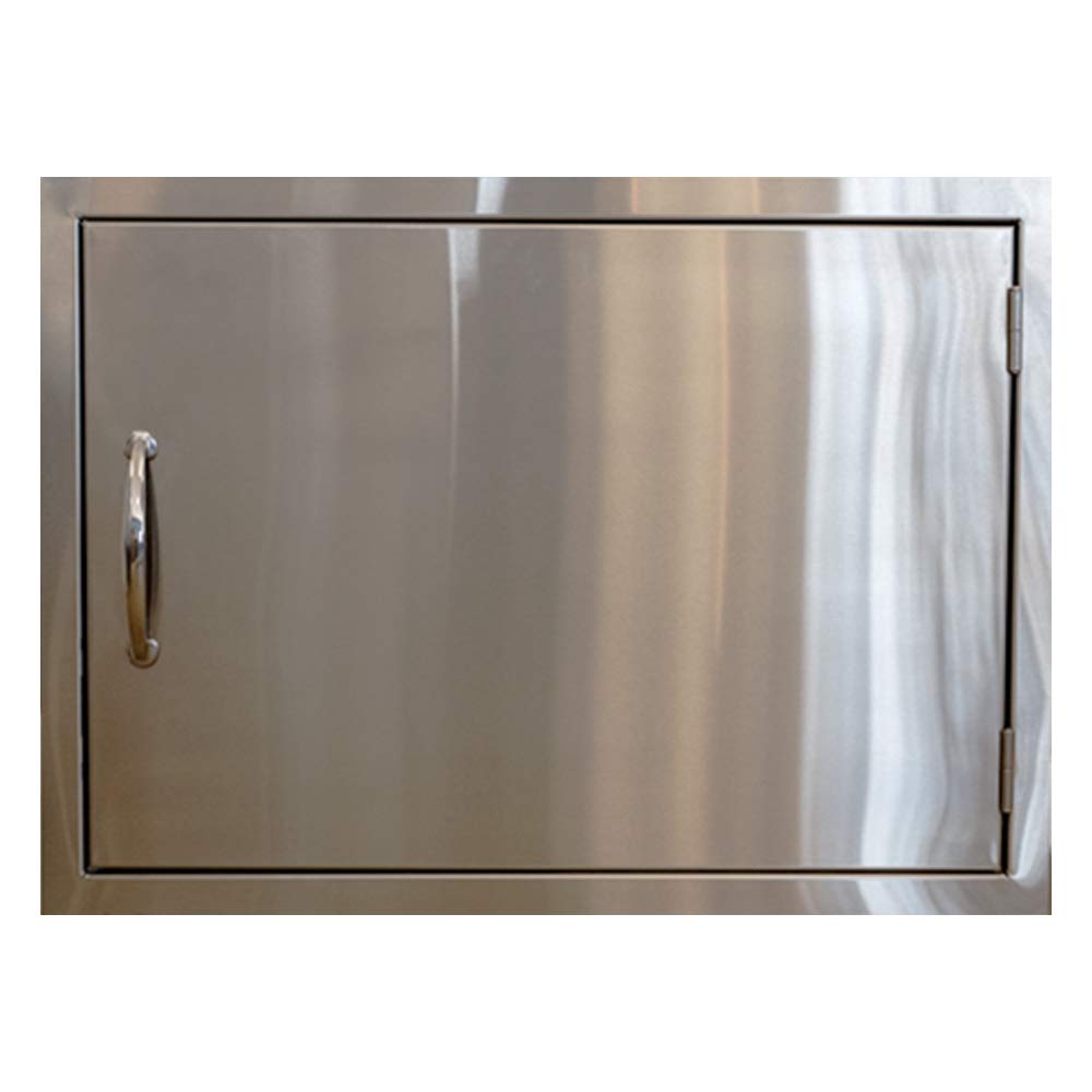 32" Natural Gas grill with Made in USA 24" x 17" Horizontal Door Combo Deal by Lion Premium Grills – Stainless Steel, Model L75000