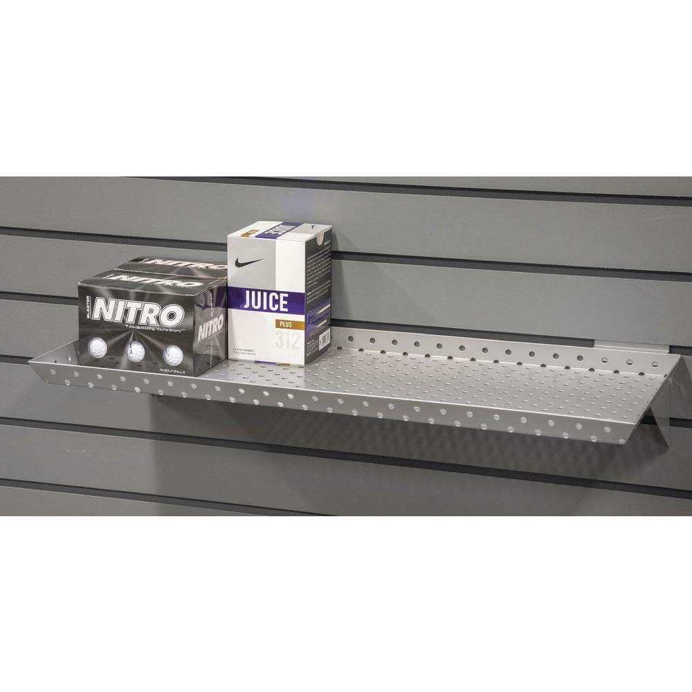 Slatwall Perforated Shelf by Retail Resource – Metal, Model 2021