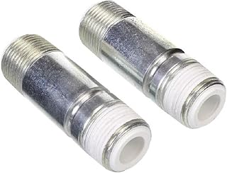 Rheem UV12992 Heat Trap Nipples with 3/4-Inch NPT and 3-Inch Length, Silver, Small, 2 Count (Pack of 1)