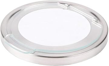 Cal-Mil 1852-5 Replacement Hinged Lid for 32oz. Jars, Stainless Steel (Pack of 3)