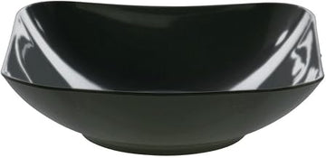 Serving Bowl Black Melamine Plastic Dishwasher 12" Square