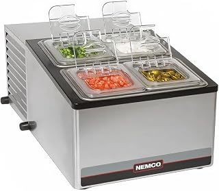 Nemco 9010 Horizontal S/S Countertop Cold Condiment Station