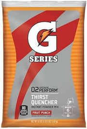 Gatorade Thirst Quencher Powder – Fruit Punch, 51 oz Bag – Makes 6 Gallons