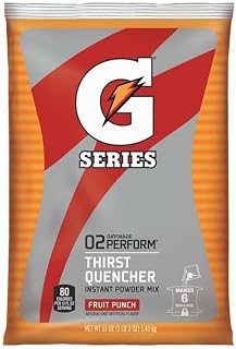 Gatorade Thirst Quencher Powder – Fruit Punch, 51 oz Bag – Makes 6 Gallons