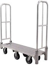 New Age BDT18568 Bulk Delivery U-Boat Truck 18" x 63" x 61" (Unfolded) 1200 lb Capacity & (6) 6" x 2" Platform Casters