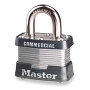 Keyed Padlock by Master Lock – Alloy Steel, Silver, Model 3KA