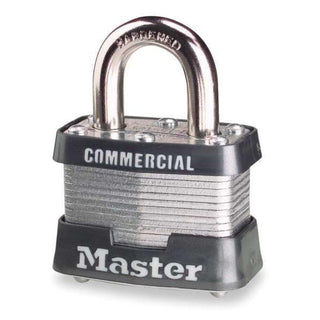 Keyed Padlock by Master Lock – Alloy Steel, Silver, Model 3KA