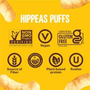 HIPPEAS Groovy White Cheddar / 4 Ounce (Pack of 2) / Basic Puffed Snacks
