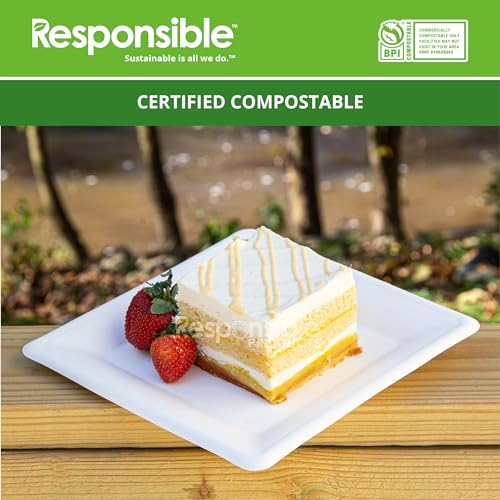 Responsible Products 6 Inch (1000 count) / Classic White / Casual Plates