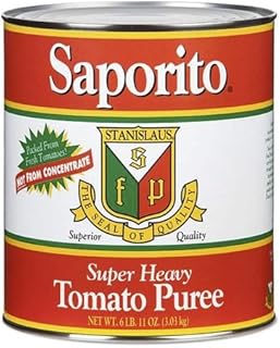 Stanislaus Saporito Tomato Puree #10, Pack of 6