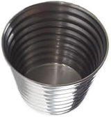 American Metalcraft RSC4 Sauce Cup, Ribbed, Stainless Steel, 4oz. Capacity, 3" Dia., 2" H