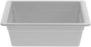HUBERT Serving Bowl Display Bowl 1/2 Size White Melamine - 10 3/8" L x 12 3/4" W x 4" H