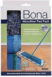 Bona 3-Piece Microfiber Pad Pack FamilyValue 3Pack