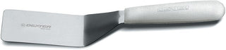 Dexter Russell S172 Sani-Safe (16463) Server and Turner, 4" x 2", Stainless Steel, Offset Blade, Textured, Polypropylene White Handle, NSF Certified, Made in USA​‌‌‍​​‌‌​‌‌‍​​‌‌‌​‍​​‌‌‌​‍​‌​​‌​‍