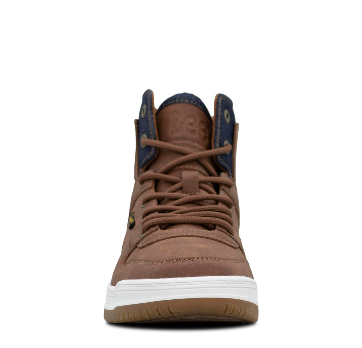 Kid's Daybreaker High-Top Retro Sneaker by Lee – British Tan/Chocolate, Model GP00057-2516