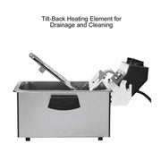 Waring Silver / 8.5 Pound Capacity - 208V / 208-volt Fryers