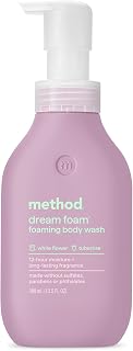 Method Dream Foam, Foaming Body Wash, White Flower + Tuberose, 13.5 Fl Oz (Pack of 6)