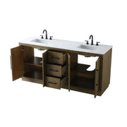 Chase Bathroom Vanity Hazel Oak by Lighting Design – Wood, Hazel Oak, Model VF29072DHO