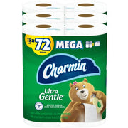 Charmin 286 sheet (Pack of 18) / Sensitive - Original, 18 Mega rolls = 72 regular rolls / Original Version Toilet Paper