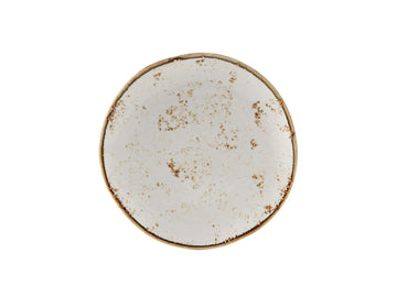 Artisan Geode Agave Plate 6-1/2" by Tuxton – 6-1/2", Ceramic, Agave White, Pack of 12, Model GGA-002